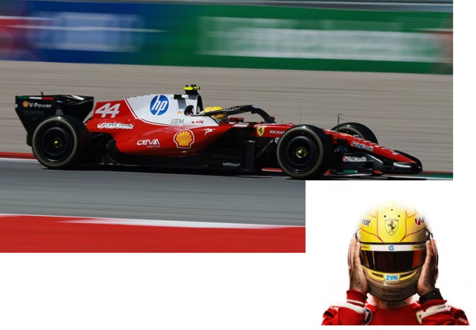 Ferrari SF26 F1 Barcelona-Catalunya Grand Prix - INCLUDED DRIVER Lewis Hamilton - 1:43