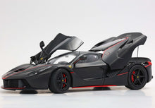 Load image into Gallery viewer, Ferrari LaFerrari - Fernando Alonso spec matte black with red stripes OPEN PARTS - 1:18
