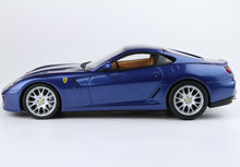 Load image into Gallery viewer, Ferrari 599 GTB - Blu Mirabeau Cuoio interior - 1:18
