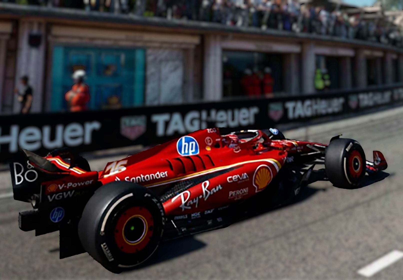 Ferrari SF24 Monaco GP 2024 winner - C Leclerc - 1:18