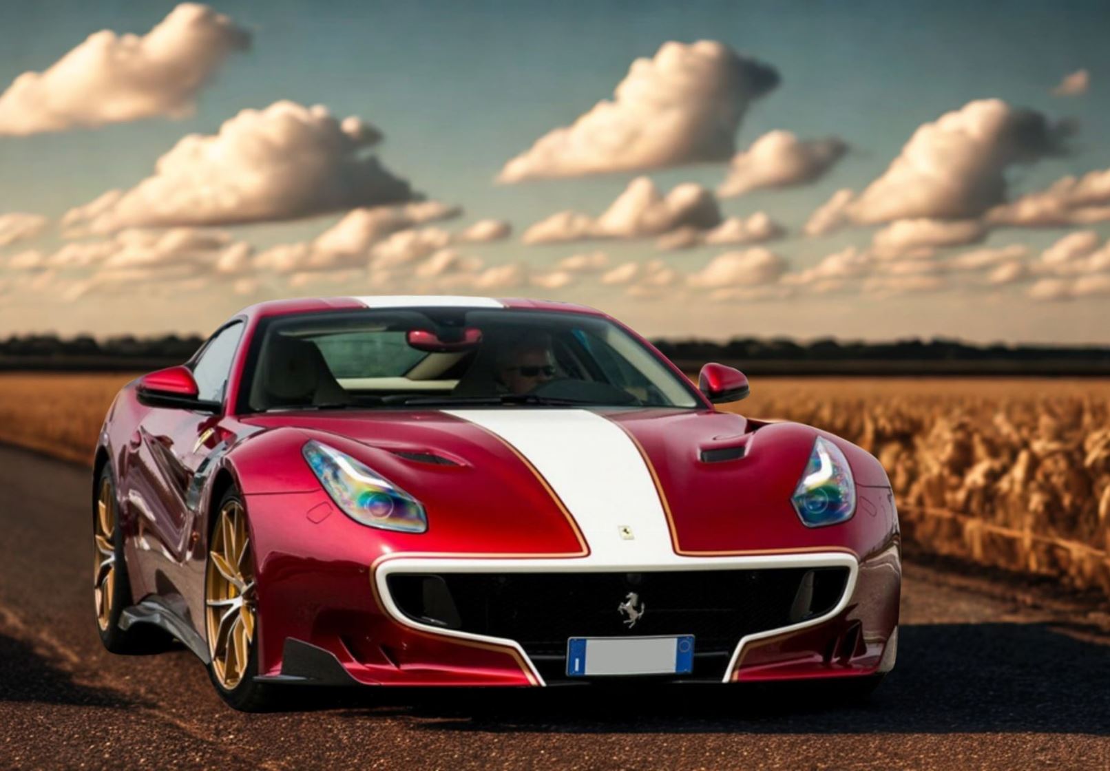 Ferrari F12tdf - Rosso Rubino Horacio Pagani personal car - 1:43