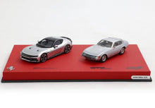 Load image into Gallery viewer, Ferrari 12Cilindri Coupe and Ferrari 365 GTB/4 Daytona - Nurburgring Silver - 1:18
