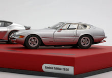 Load image into Gallery viewer, Ferrari 12Cilindri Coupe and Ferrari 365 GTB/4 Daytona - Nurburgring Silver - 1:18
