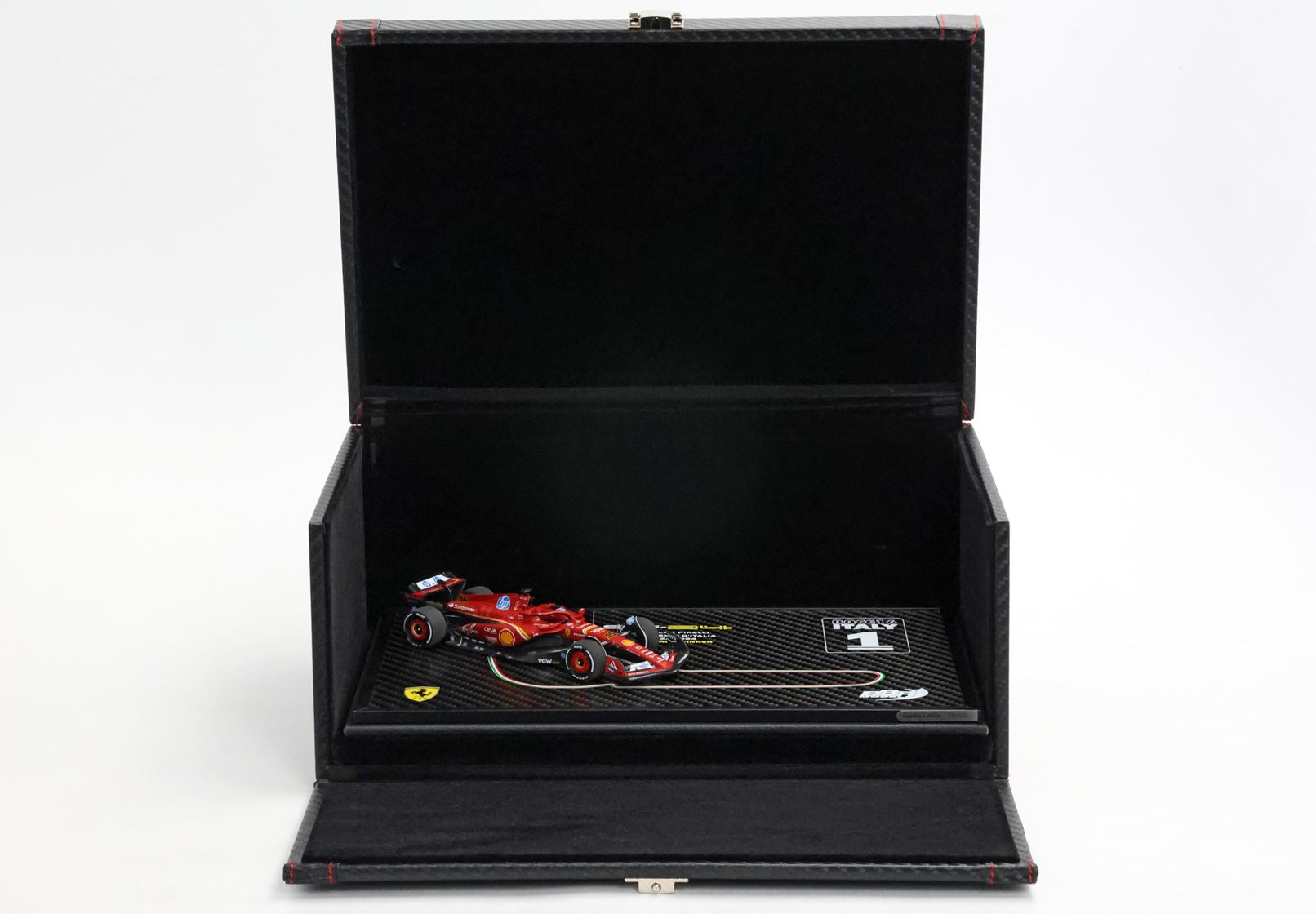 Ferrari SF24 Monza GP 2024 Special carbon box - Leclerc Winner - 1:43