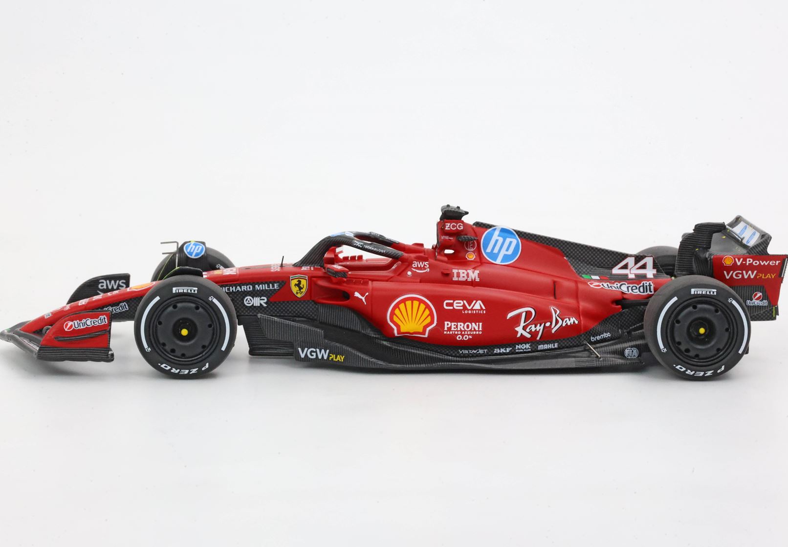 Ferrari F1 Fiorano test 2025 - Lewis Hamilton SF23 car number 44 - 1:43