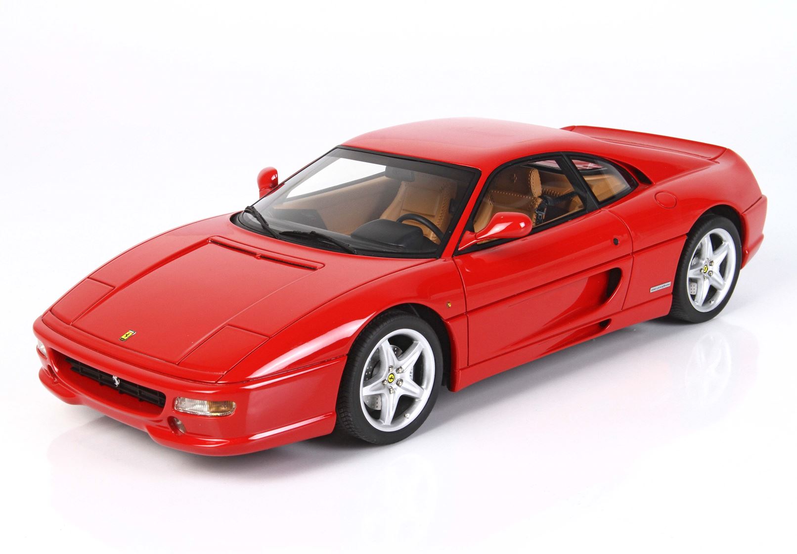Ferrari F355 Berlinetta - Rosso Corsa beige interior manual gear - 1:18