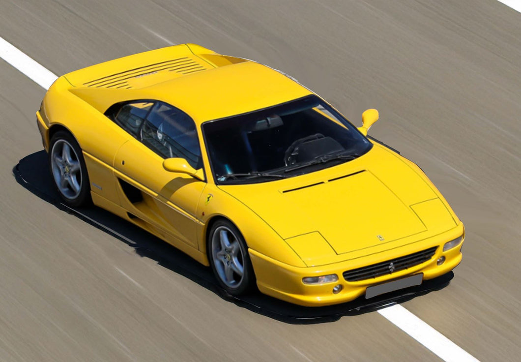 Ferrari F355 Berlinetta - Giallo Modena black interior manual gear - 1:18