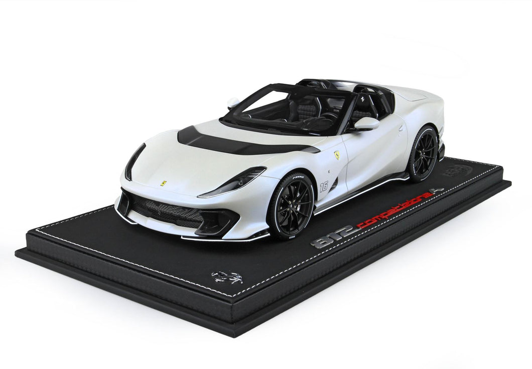 Ferrari 812 Competizione A - Bianco Onda Marina matte BBR - 1:18