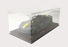 Load image into Gallery viewer, Ferrari 812 Competizione A - matte black with yellow stripe - 1:18
