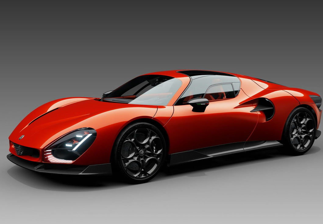 Alfa Romeo 33 Stradale - Arancione - 1:18