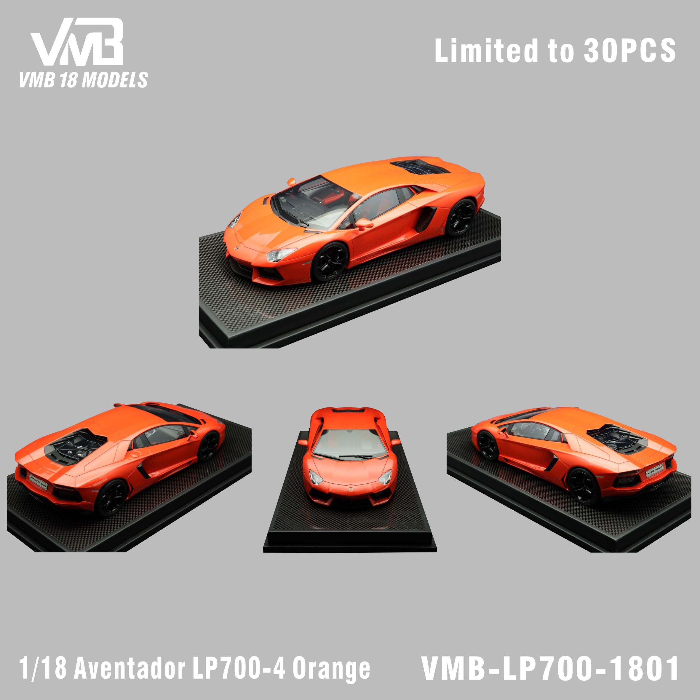 Lamborghini Aventador LP700-4 - Orange - 1:18