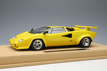 Load image into Gallery viewer, Lamborghini Countach LP5000S 1982 - yellow - 1:18
