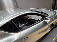 Load image into Gallery viewer, Ferrari 812 Competizione - Coburn grey with horizontal silver fly stripe - 1:18
