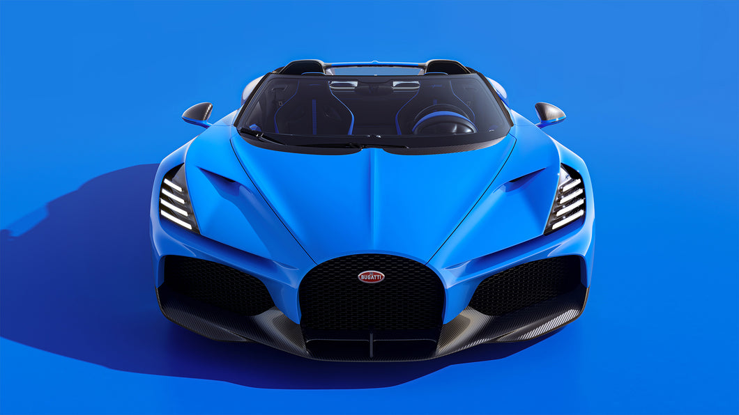 Bugatti Mistral - blue - 1:18